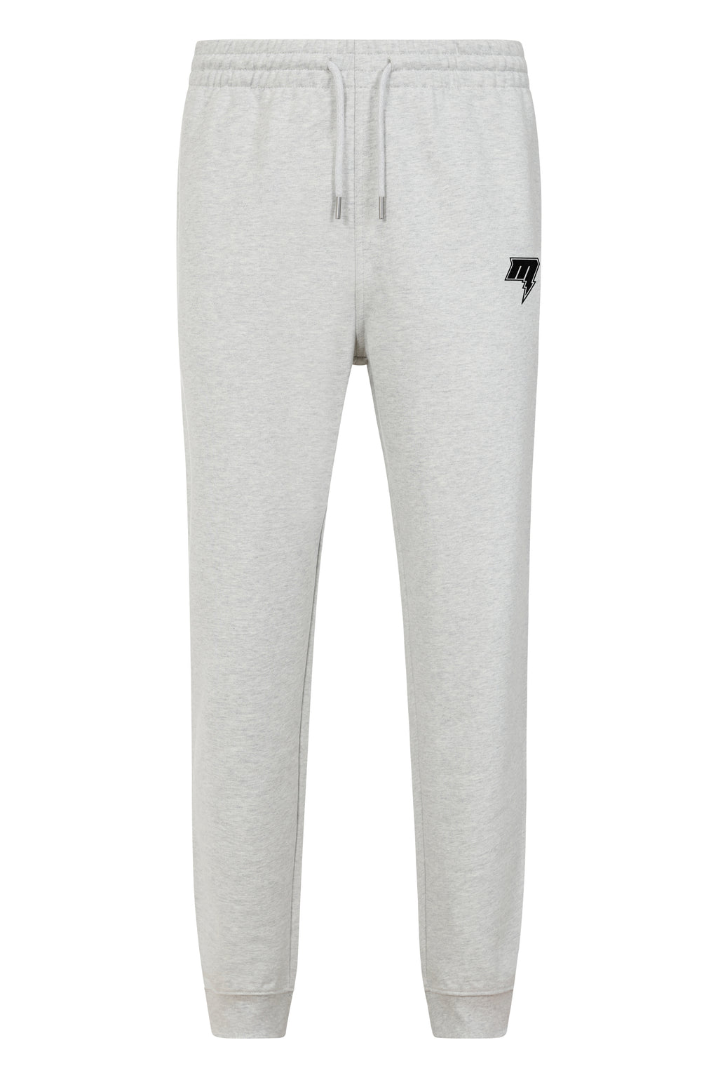 Macmaison Grey Jogger  Black Outline M Logo